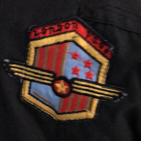 Men’s or Unisex Vintage LONDON FOG BOMBER JACKET with LONDON FOG LOGOS/PATCHES - Picture 4 of 16